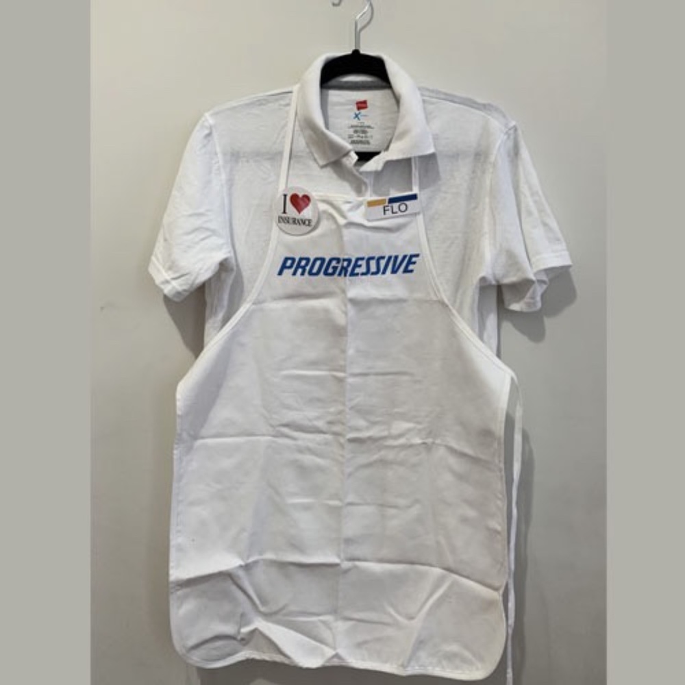 Progressive Insurance Flo Costume 5 Pieces